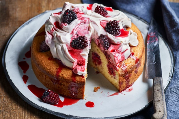 Blackberry cake